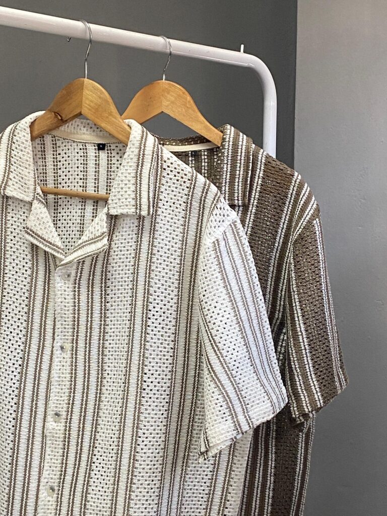 Camisa jacquard Por Mayor - Mayorista