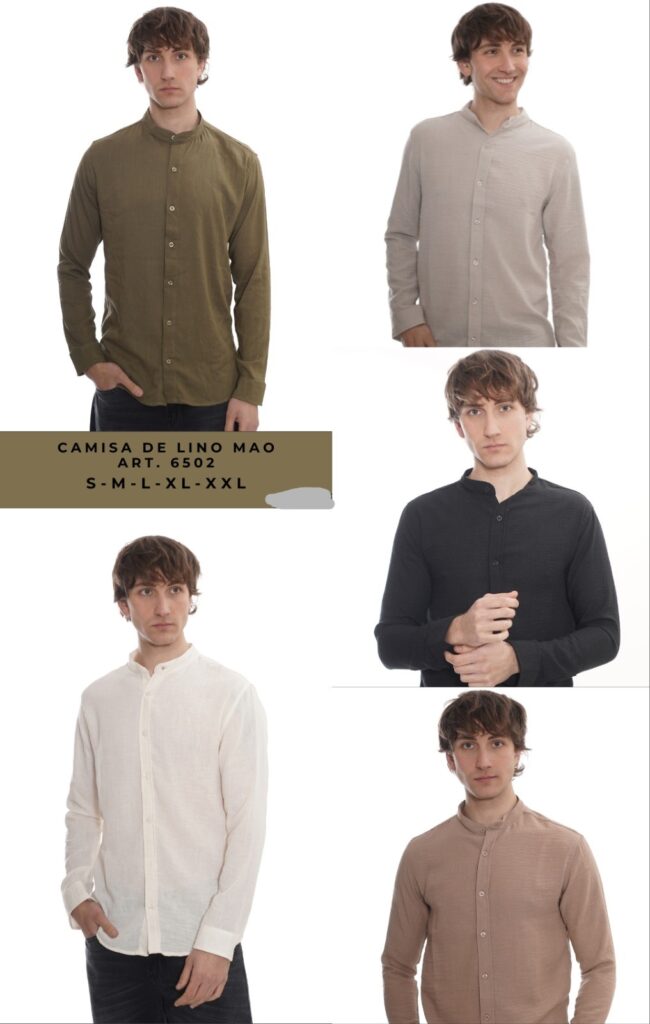 Camisa lino Por Mayor - Mayorista