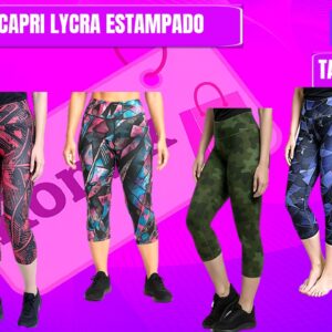 Capri Lycra estampado Por Mayor – Mayorista