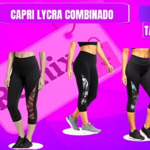 Capri Lycra combinado Por Mayor – Mayorista