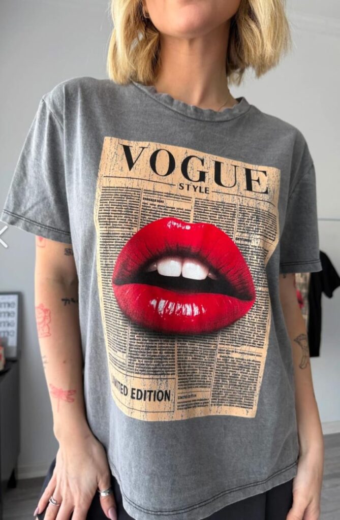 Remeron estampado VOGUE Por Mayor – Mayorista